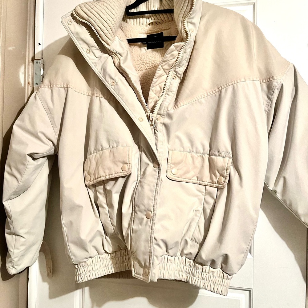 Cream Puffer Jacket